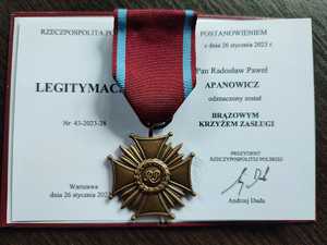 Brązowy Krzyż Zasługi RP