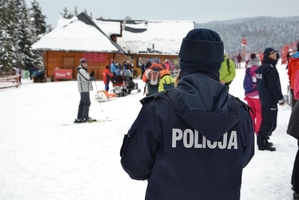 Policjant na stoku